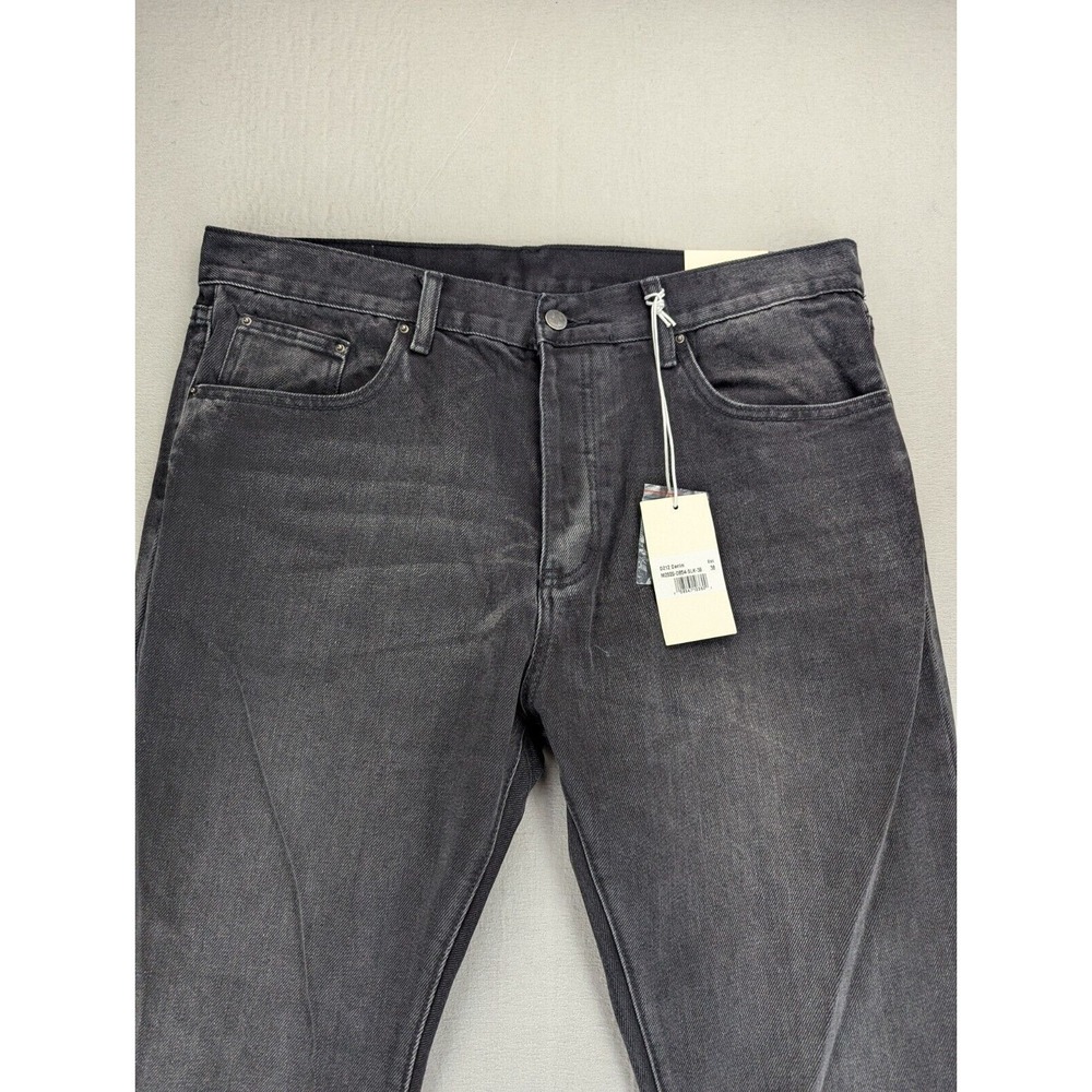 MNML Jeans Mens Sz 38 Raw Hem Cowboy Classiccore D212 Button Fly Charcoal - Picture 3 of 15